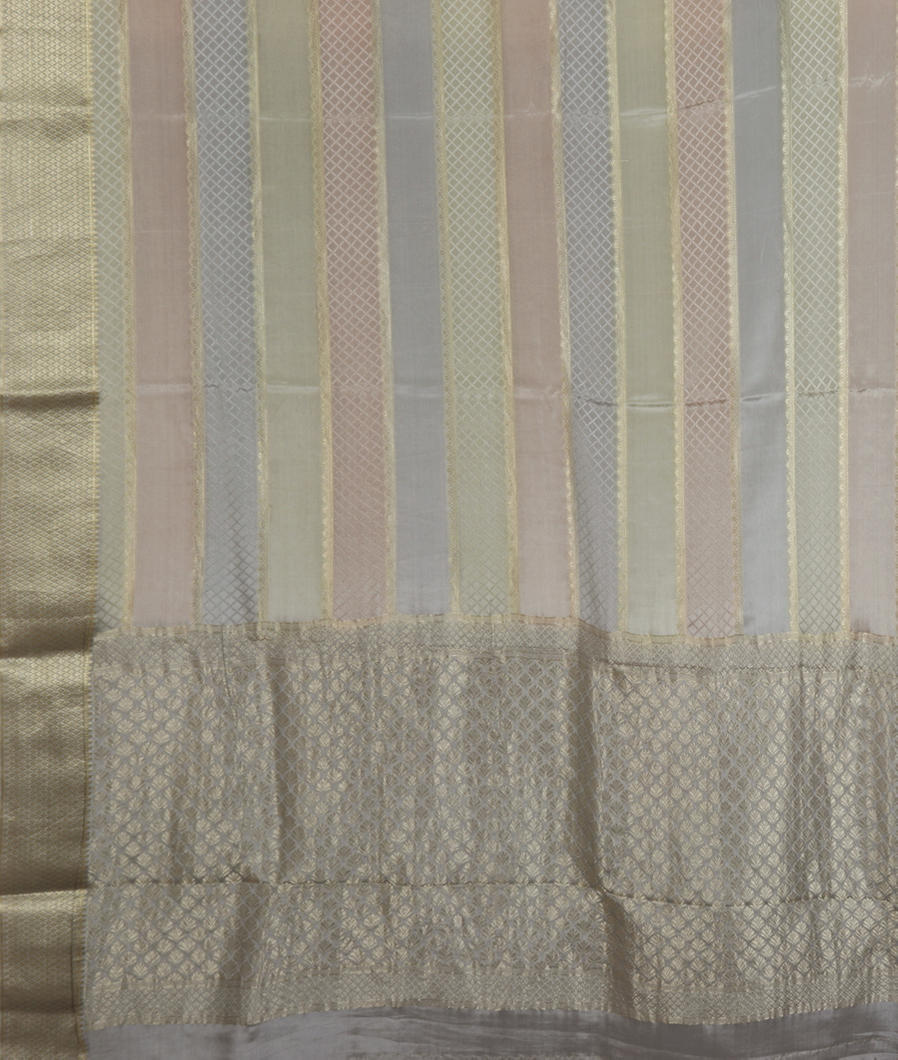 Multicolour Mysore Silk Saree T3767094