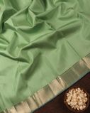Green Handwoven Kanjivaram Silk Saree T3818354