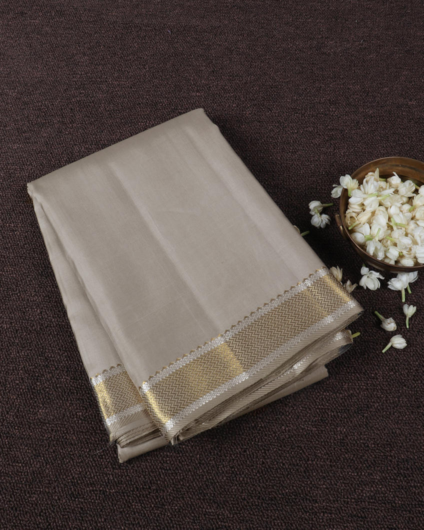 Grey Handwoven Kanjivaram Silk Saree T361891-image