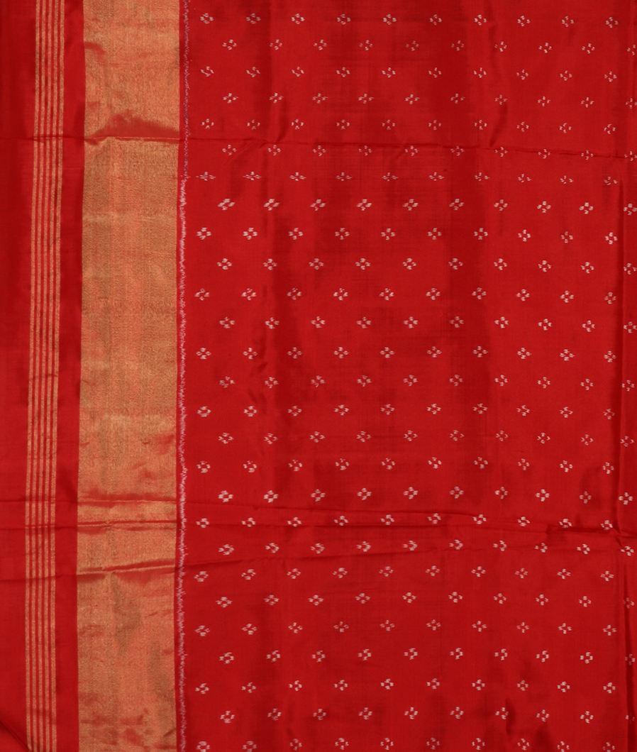 Black Ikat Silk Saree T3122133