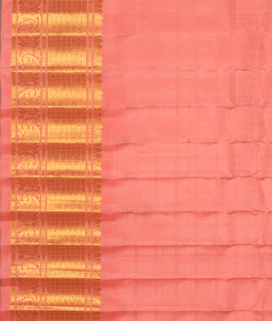 Blue Gadwal Silk Saree T3587573