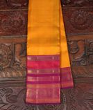 Yellow Handwoven Kanjivaram Silk Saree T3657941