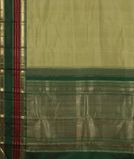 Green Handwoven Kanjivaram Silk Saree T3693134