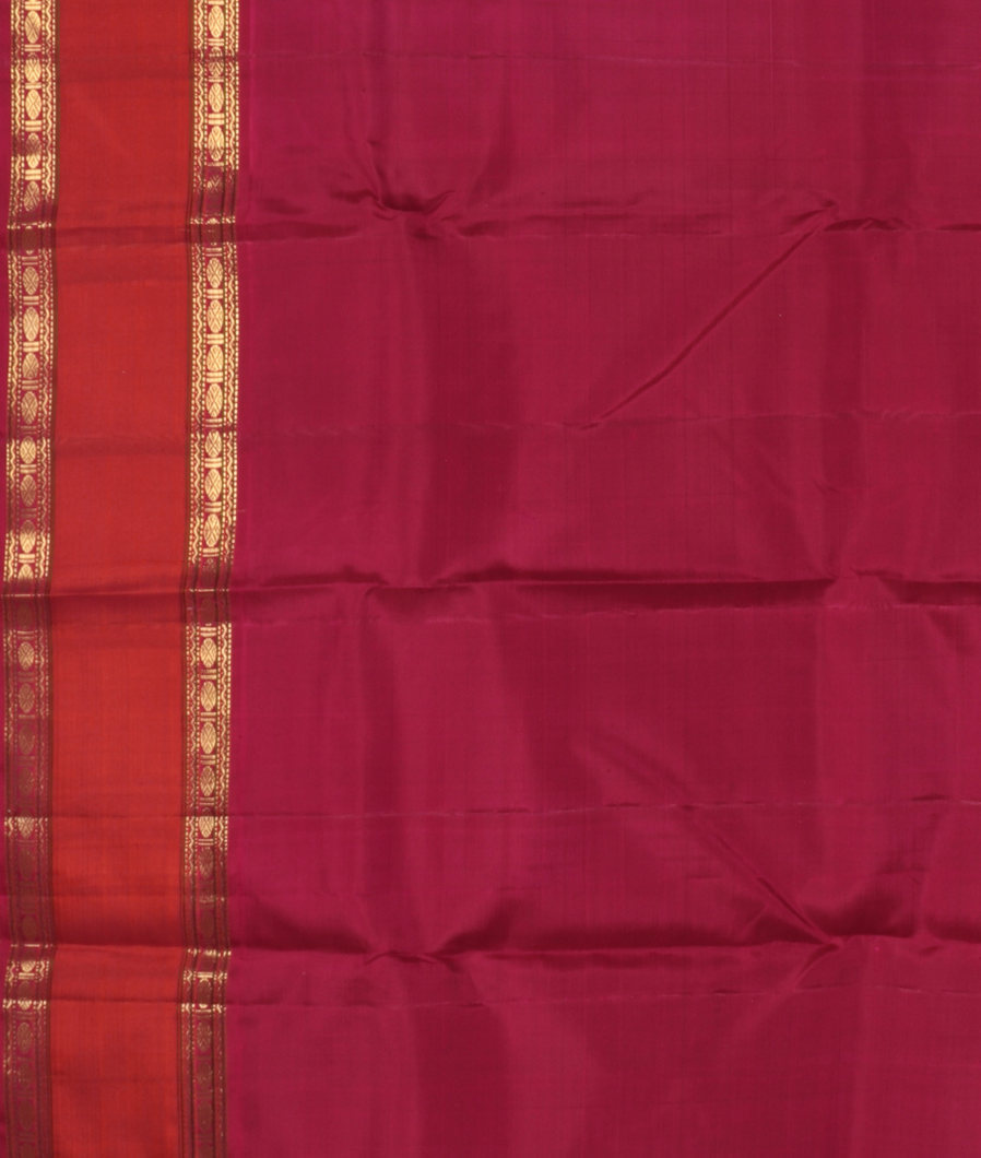 Peacock Blue Handwoven Kanjivaram Silk Saree T3747503