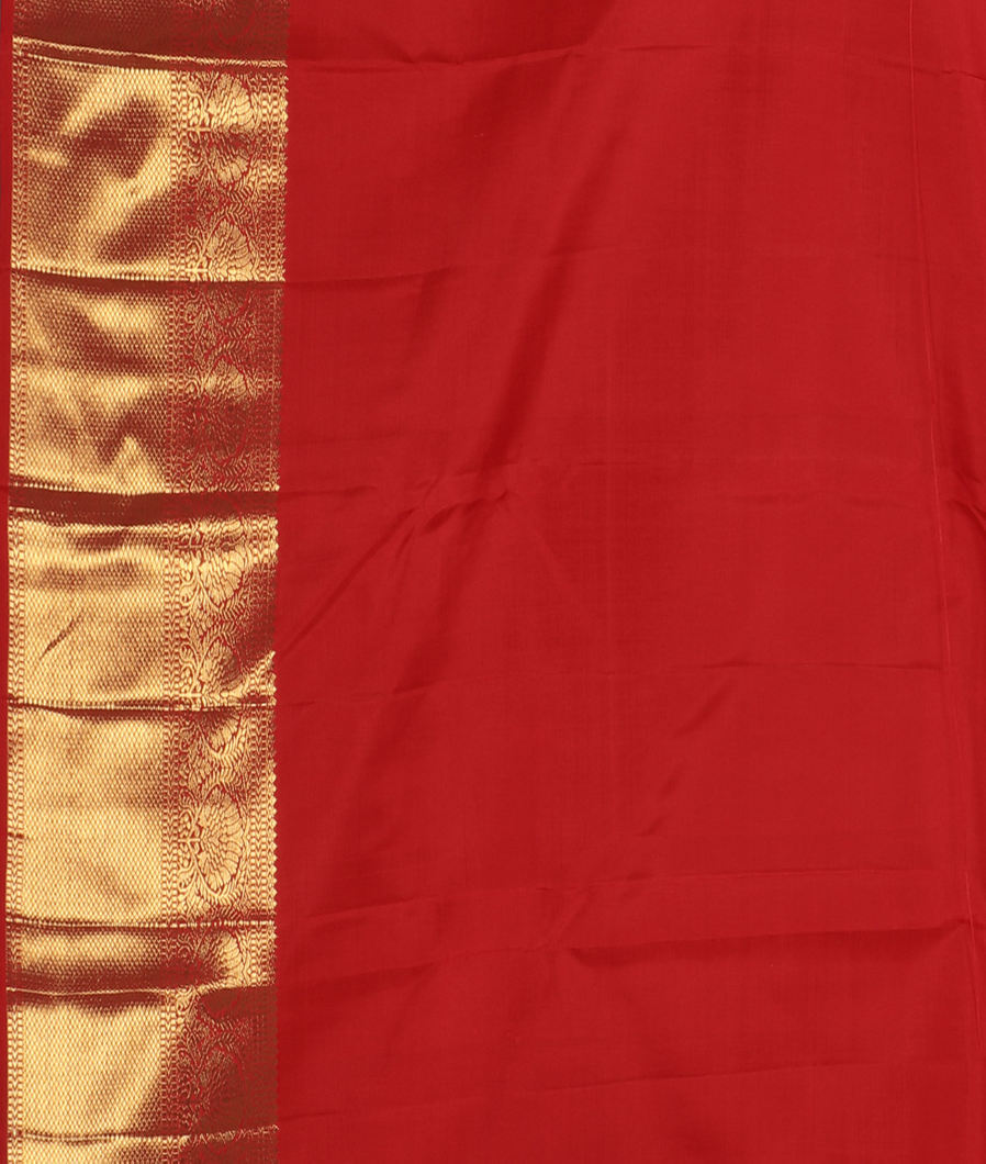 Red Handwoven Kanjivaram Silk Saree T3751023