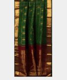 Green Handwoven Kanjivaram Silk Saree T3674742