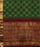 Green Handwoven Kanjivaram Silk Saree T3674744