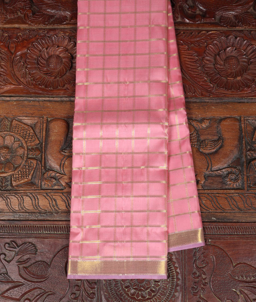 Pink Handwoven Kanjivaram Silk Saree T371747-image