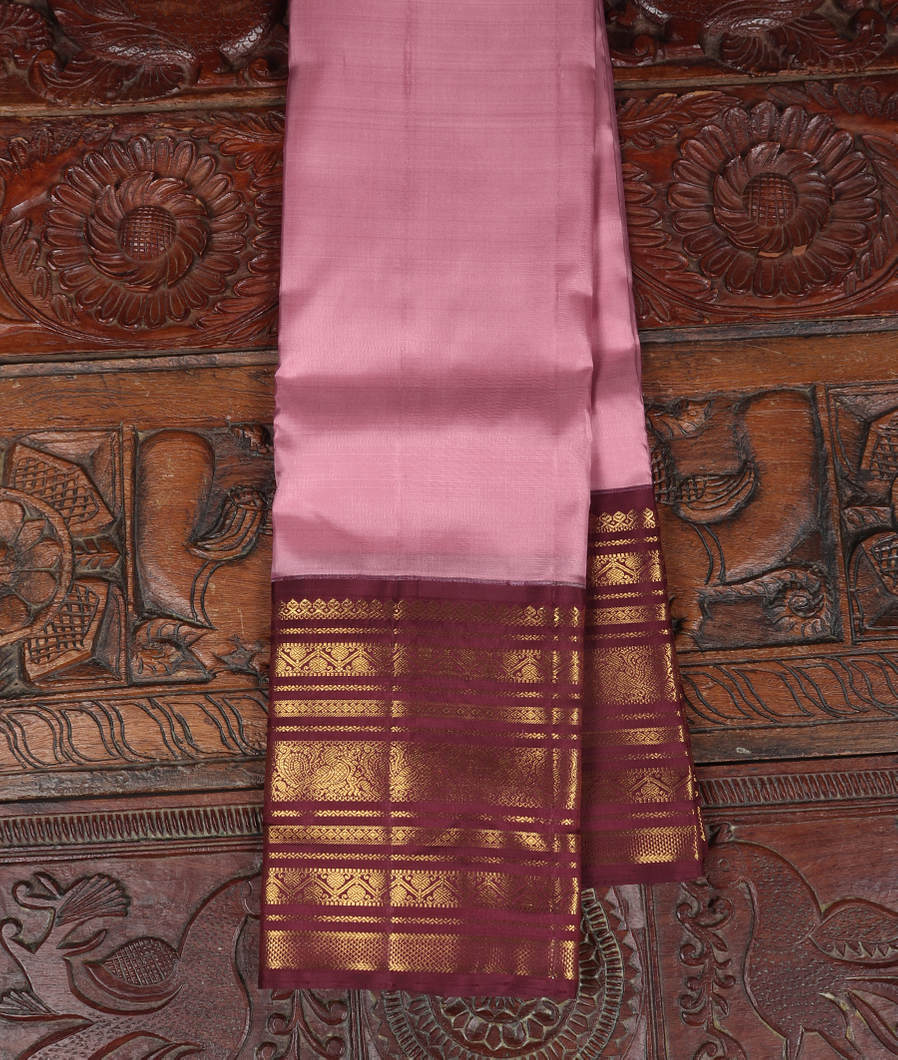 Pink Handwoven Kanjivaram Silk Saree T374148-image