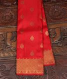 Red Handwoven Kanjivaram Silk Saree T3259171