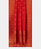 Red Handwoven Kanjivaram Silk Saree T3259172