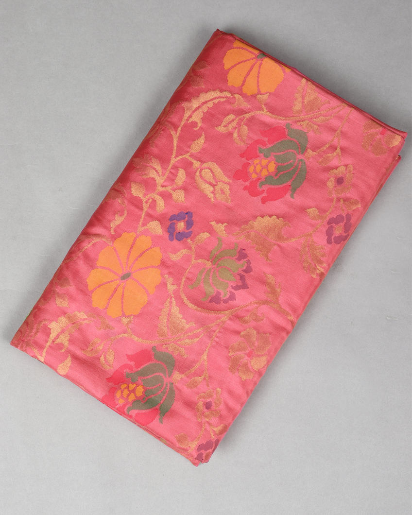 Pink Uppada Silk Saree T366141-image