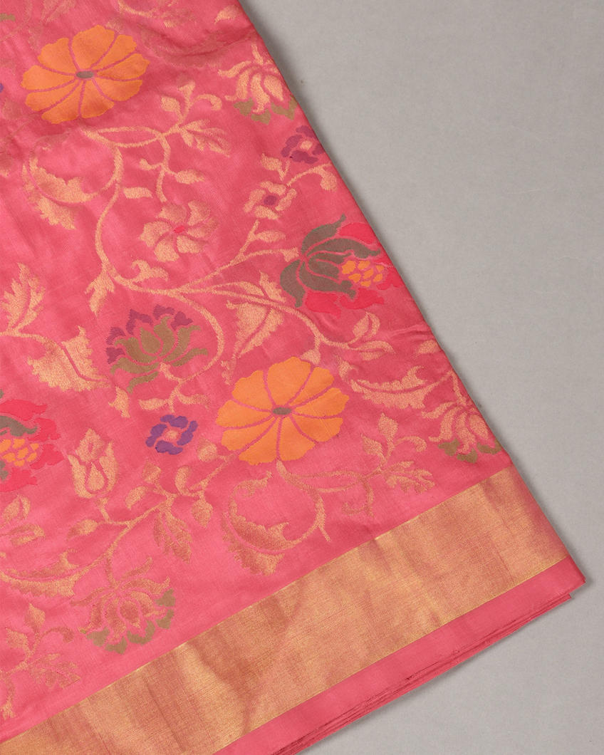 Pink Uppada Silk Saree T3661414