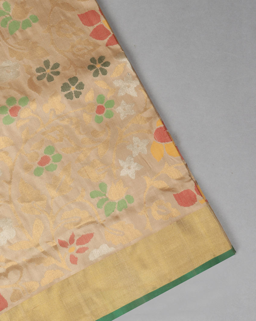 Beige Uppada Silk Saree T3661374
