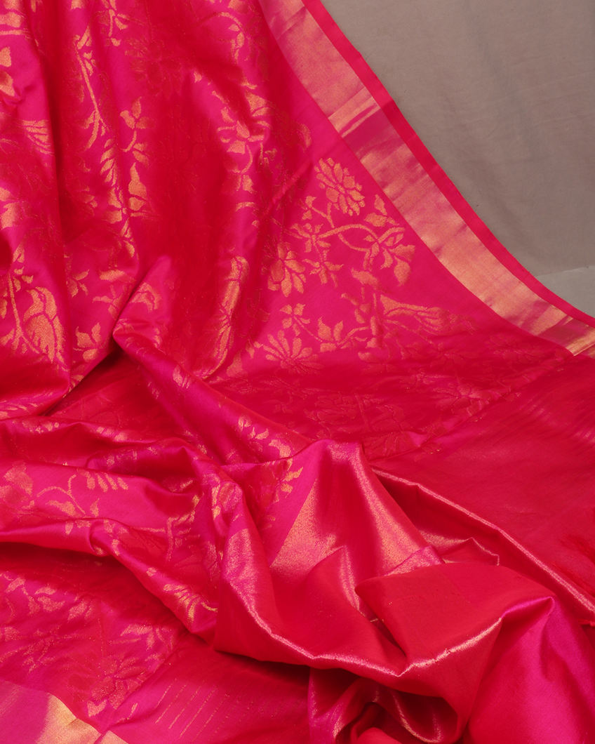 Magenta Uppada Silk Saree T2460592