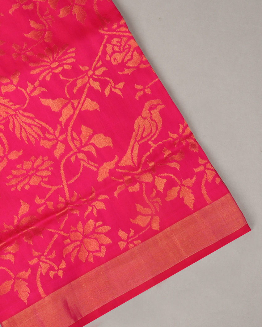 Magenta Uppada Silk Saree T2460594