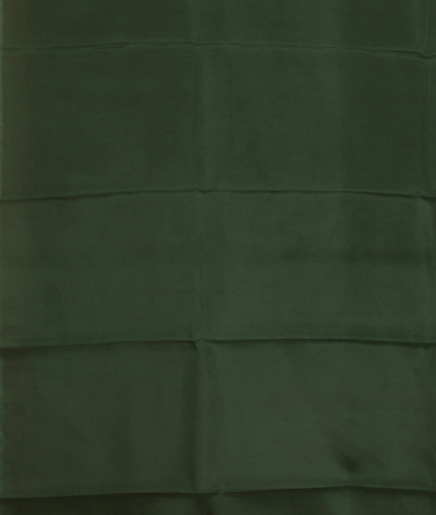 Green Printed Silk Saree T3783623