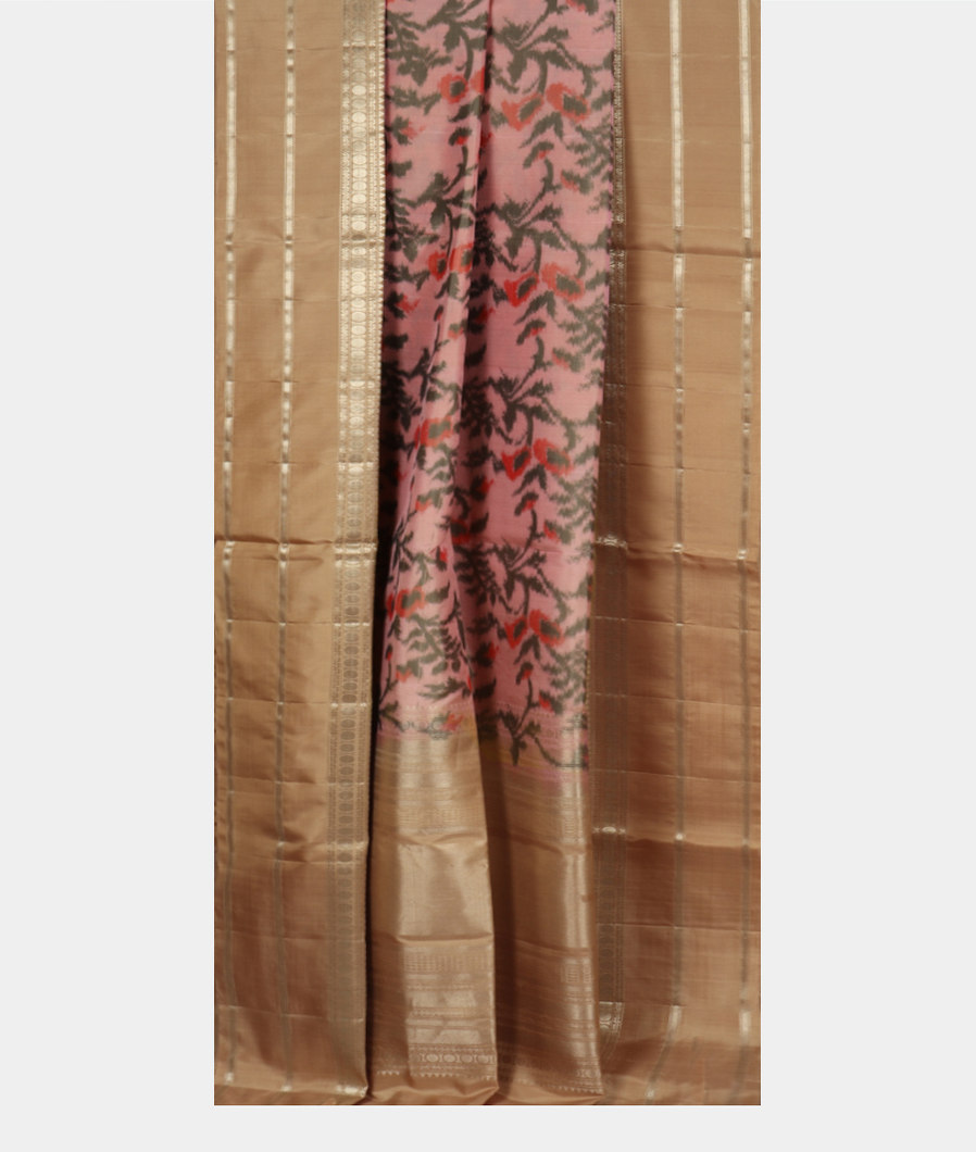 Pink Soft Silk Saree T3742602