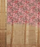 Pink Soft Silk Saree T3742604