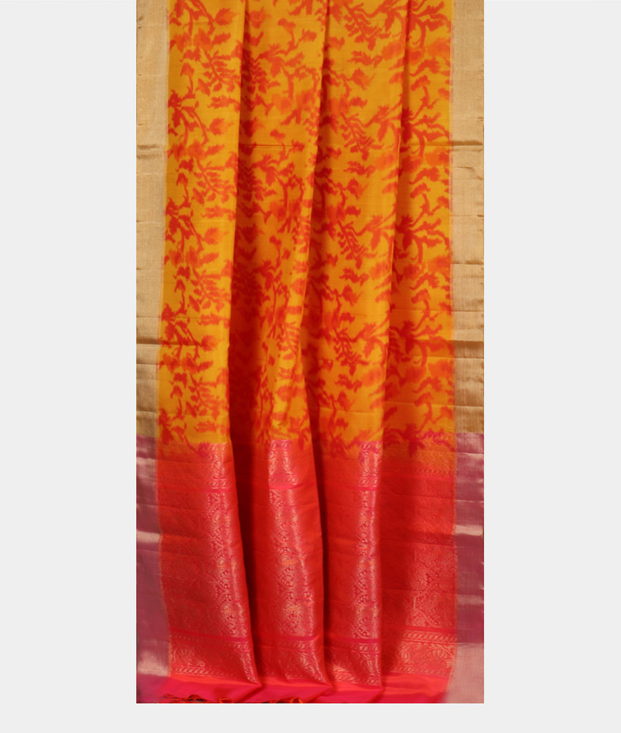 Yellow Soft Silk Saree T3404922