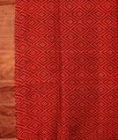 Red Printed Raw Silk Saree T3739883