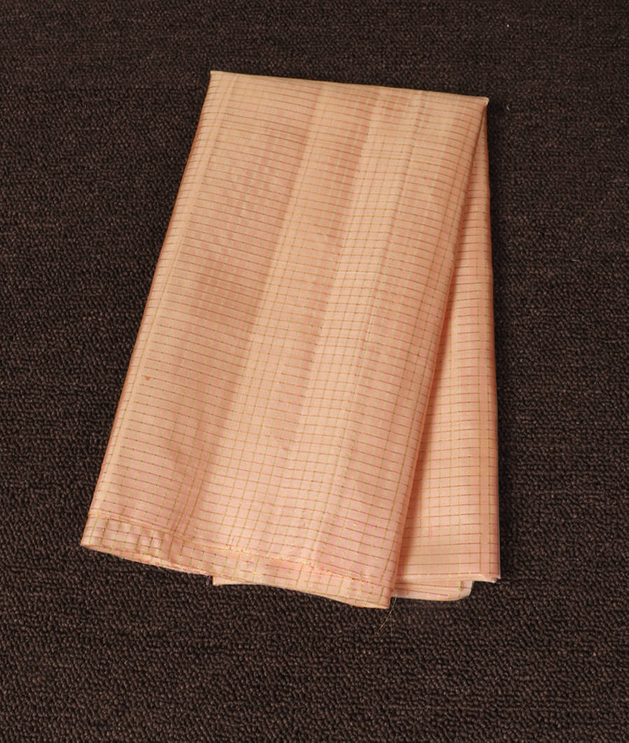 Light Peach Handwoven Kanjivaram Silk Blouse T357232-image