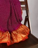 Purple Bandhani Kanjivaram Silk Saree T2659181