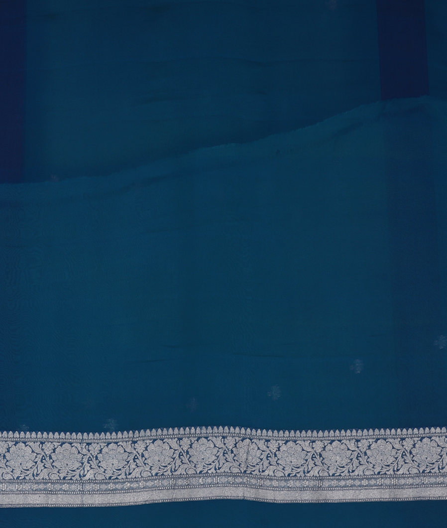 Green Georgette Silk Saree T3223243