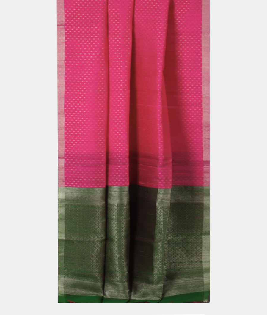 Pink Woven Raw Silk Saree T3319672