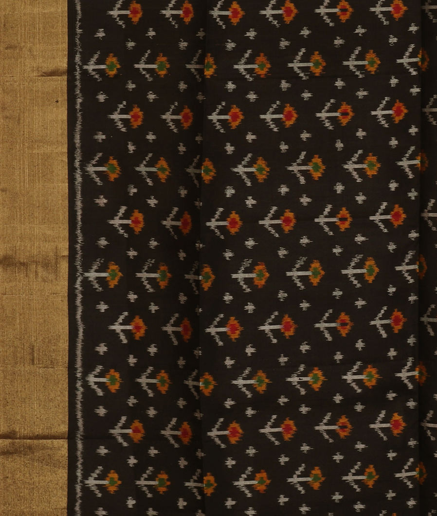 Grey Woven Raw Silk Saree T3403183