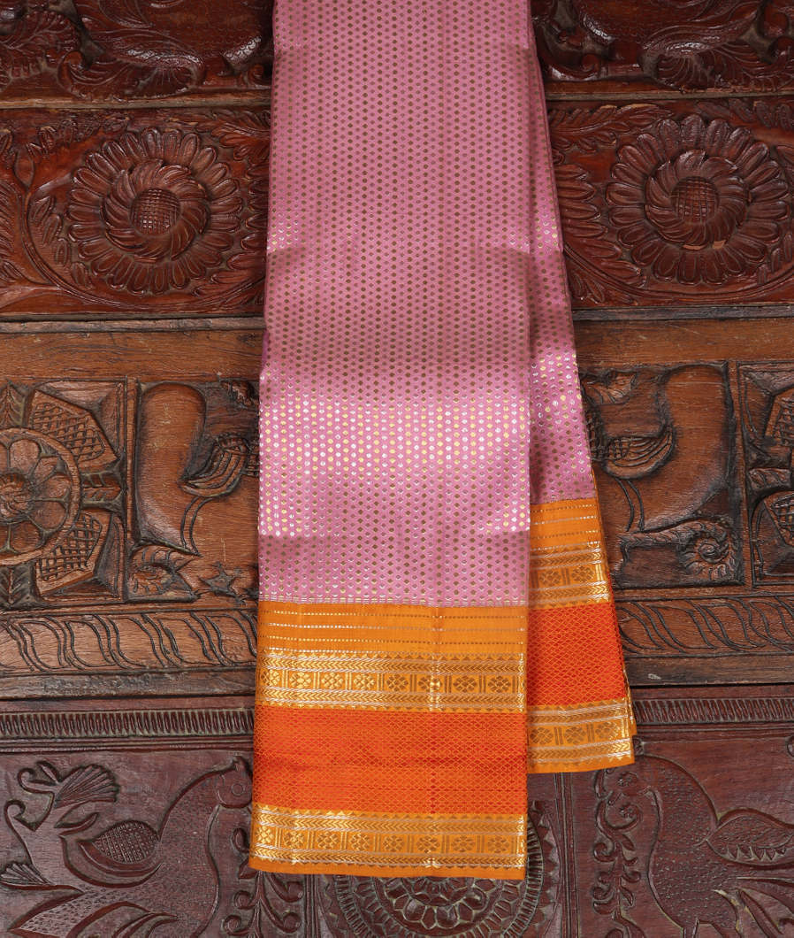 Pink Handwoven Kanjivaram Silk Saree T348940-image