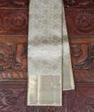 Light Grey Handwoven Kanjivaram Silk Saree T3700101