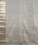 Light Grey Handwoven Kanjivaram Silk Saree T3700104