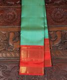 Green Handwoven Kanjivaram Silk Saree T3612511