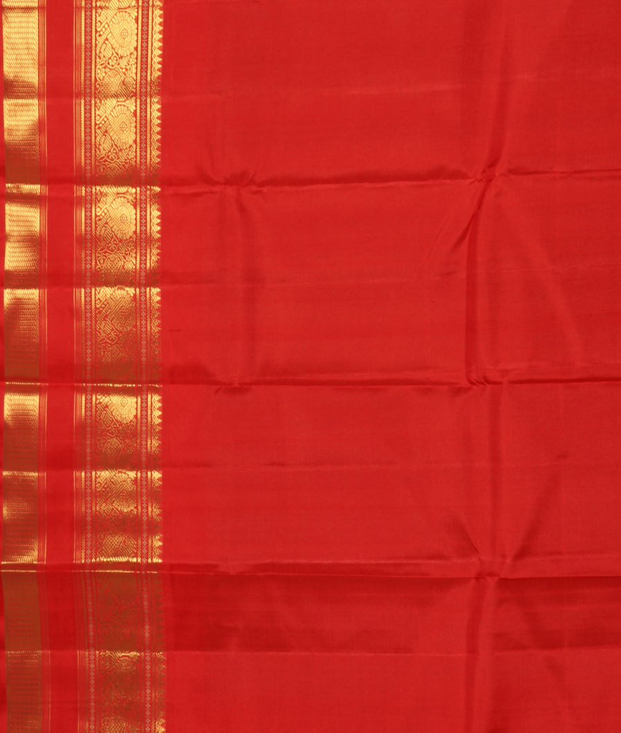 Green Handwoven Kanjivaram Silk Saree T3612513