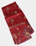 Red Kora Organza Printed Saree T3779064