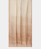 Off-White Handwoven Linen Saree T2675932