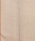 Off-White Handwoven Linen Saree T2675933