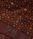 Brown Soft Printed Cotton Saree T3846251