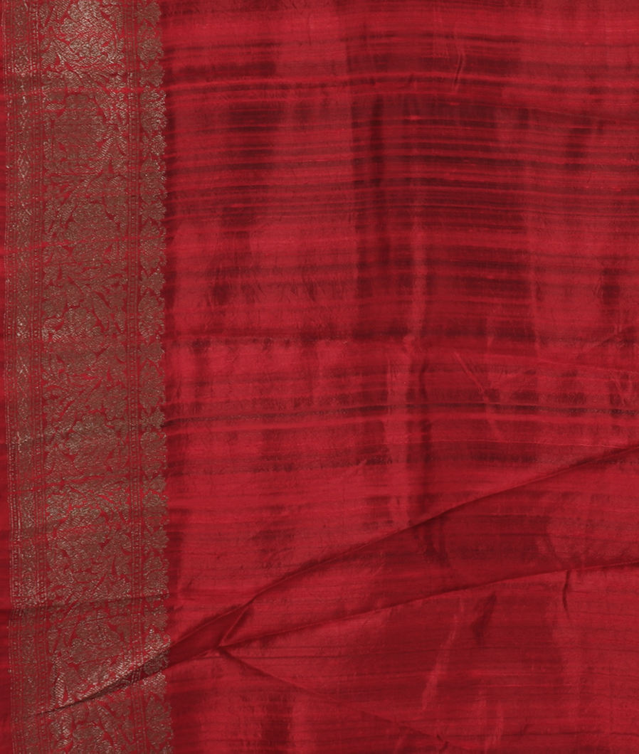 Green Banaras Tussar Saree T3803403