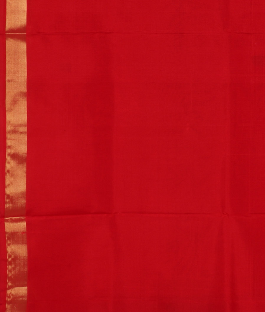 Orangish Pink Uppada Silk Saree T3828753