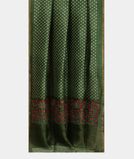 Green Linen Printed Saree T3850662