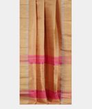 Beige Woven Raw Silk Saree T3843512