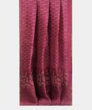 Purple Linen Printed Saree T3850802