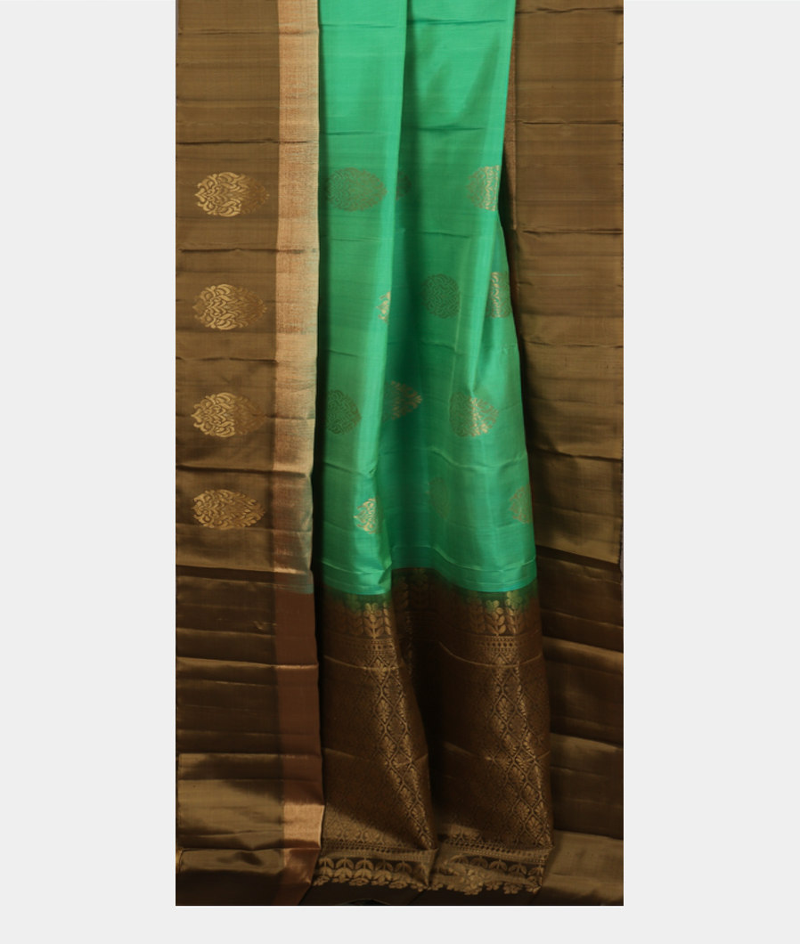 Green Soft Silk Saree T3733602