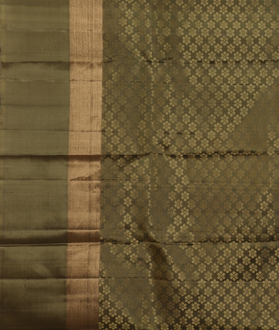 Green Soft Silk Saree T3733603