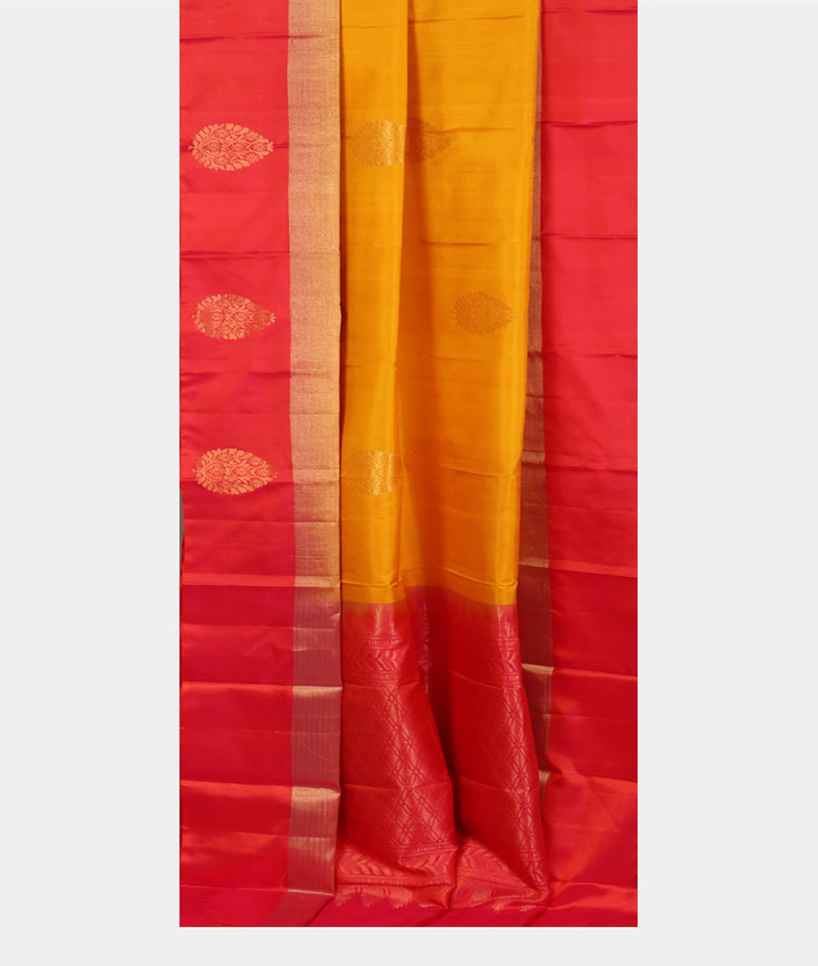 Yellow Soft Silk Saree T3733702