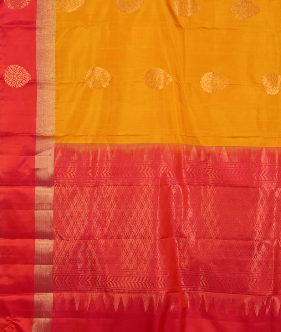 Yellow Soft Silk Saree T3733704