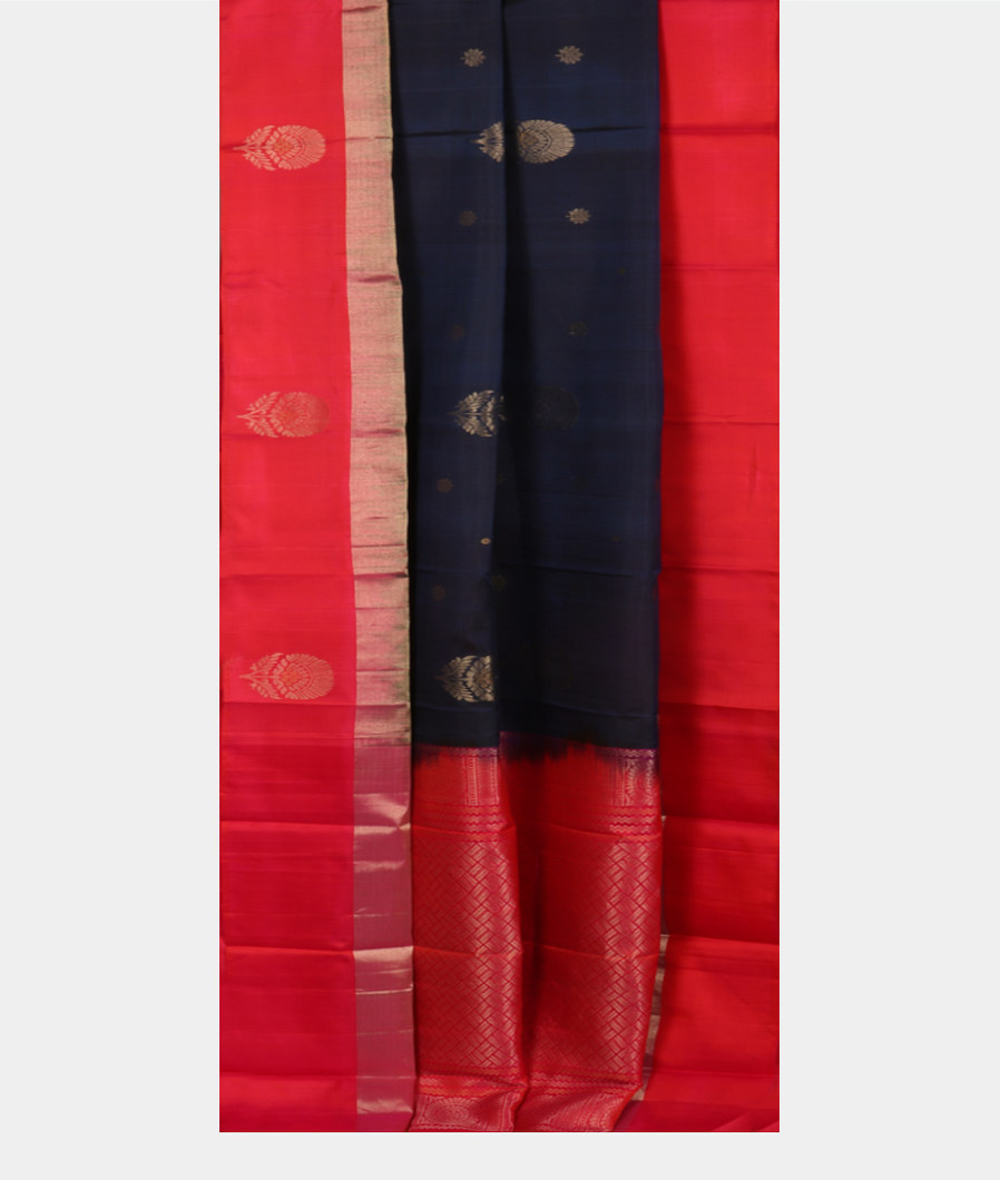 Blue Soft Silk Saree T2947242