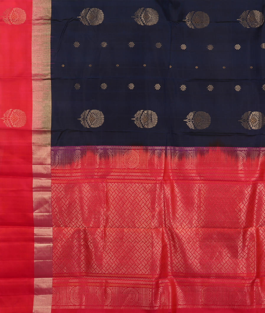 Blue Soft Silk Saree T2947244